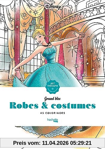 Robes & costumes : 45 coloriages anti-stress