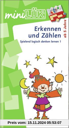 miniLÜK: Erkennen und Zählen: Spielend logisch denken lernen 1 für Kinder von 5 bis 8 Jahren