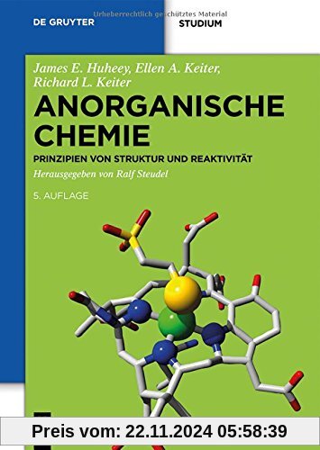 Anorganische Chemie: Prinzipien von Struktur und Reaktivität (De Gruyter Studium)