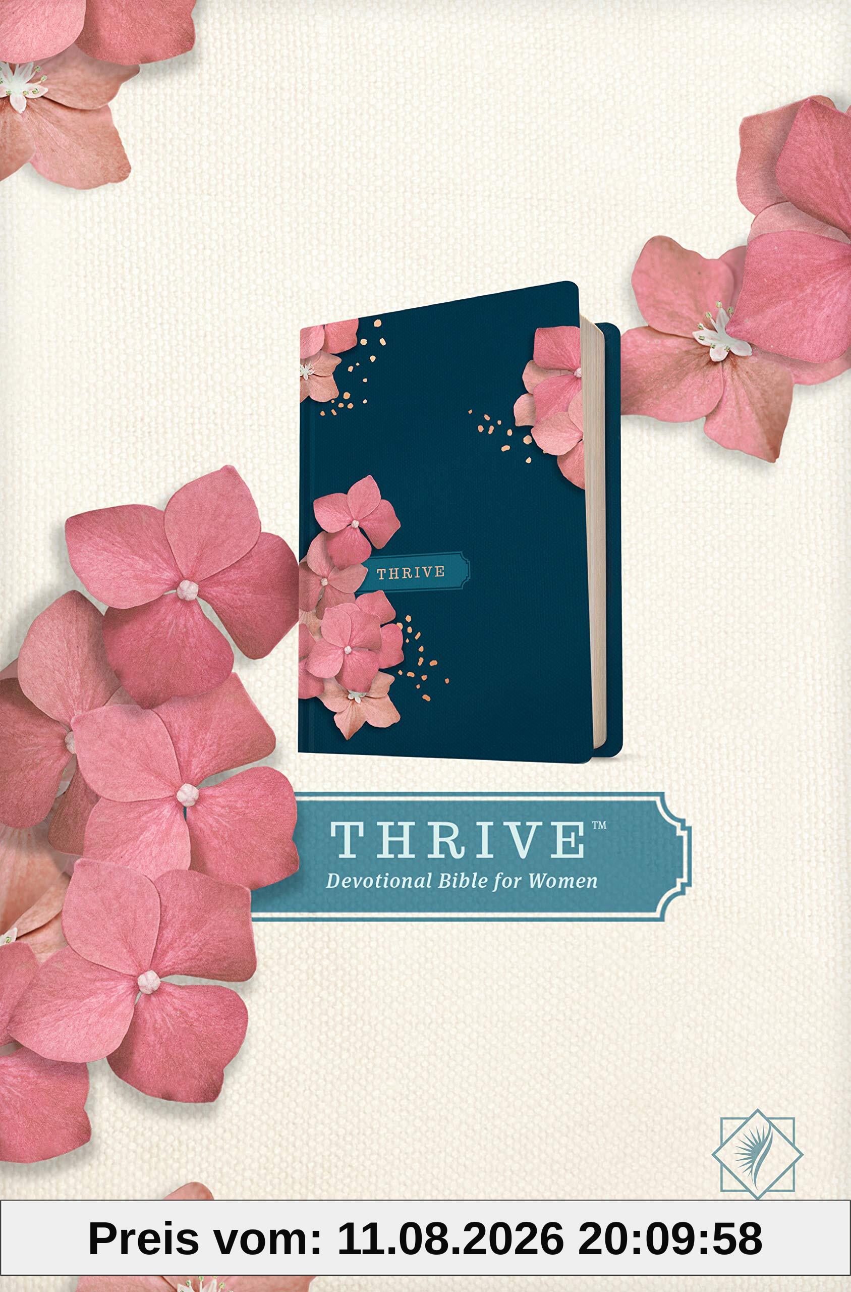 Tyndale House Publishers Holy Bible, New Living Translation Thrive Devotional Bible For Women