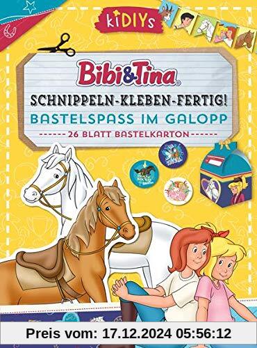 Schnippeln – Kleben – Fertig! Bibi & Tina - Bastelspaß im Galopp: 26 Blatt Bastelkarton (kiDIYs)