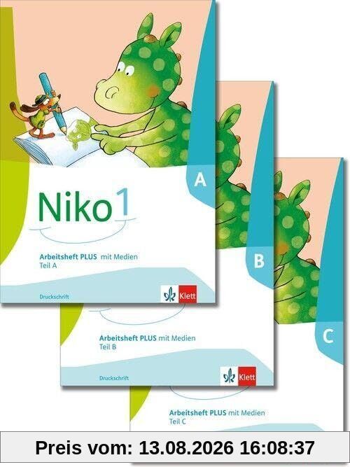 Niko 1. Arbeitsheft Plus in Druckschrift Klasse 1