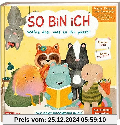 So bin ich - Neue Fragen und Abenteuer mit deinen tierisch besten Freunden: Band 2 Das ganz besondere Buch zum Auswählen