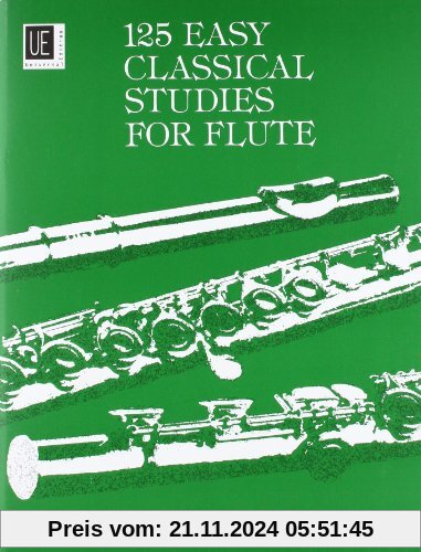 125 Easy Classical Studies for Flute. 125 leichte, klassische Studien für Flöte