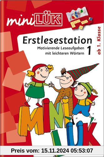 miniLÜK: Erstlesestation 1: Motivierende Leseaufgaben mit leichteren Wörtern ab Klasse 1: Ergänzen und Ersetzen