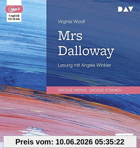 Mrs Dalloway: Lesung mit Angela Winkler (1 mp3-CD)