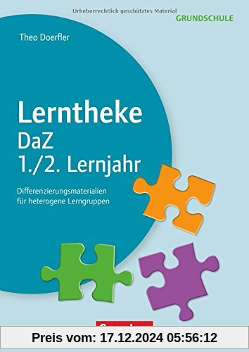 Lerntheke Grundschule - DaZ / Klasse 1/2: Differenzierungsmaterial für heterogene Lerngruppen. Kopiervorlagen