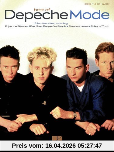Best Of Depeche Mode Piano Vocal Guitar Songbook Bk