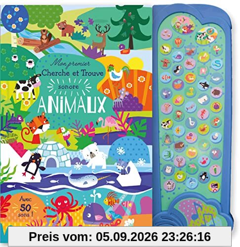 Animaux : mon premier cherche et trouve sonore