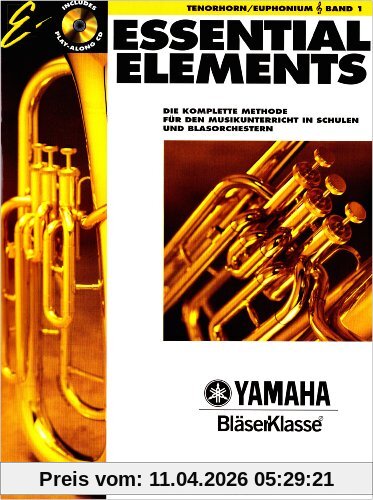 Essential Elements, für Tenorhorn/Euphonium in B (TC), m. Audio-CD