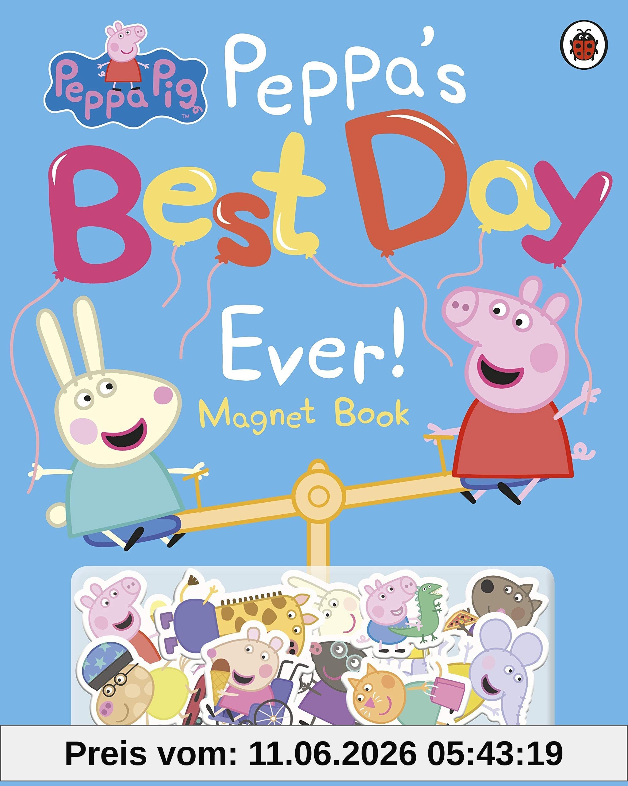 Peppa Pig: Peppa's Best Day Ever: Magnet Book