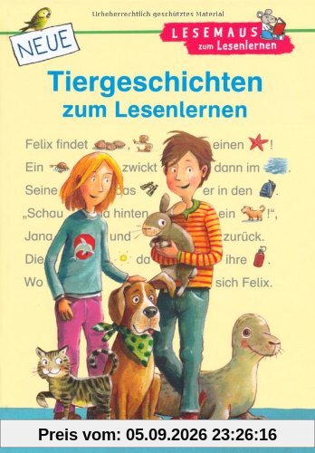 LESEMAUS zum Lesenlernen Sammelbände: Neue Tiergeschichten zum Lesenlernen