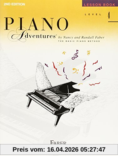 Piano Adventures Lesson Book Level 4 Second Edition -Piano- (Book): Noten, Lehrmaterial für Klavier