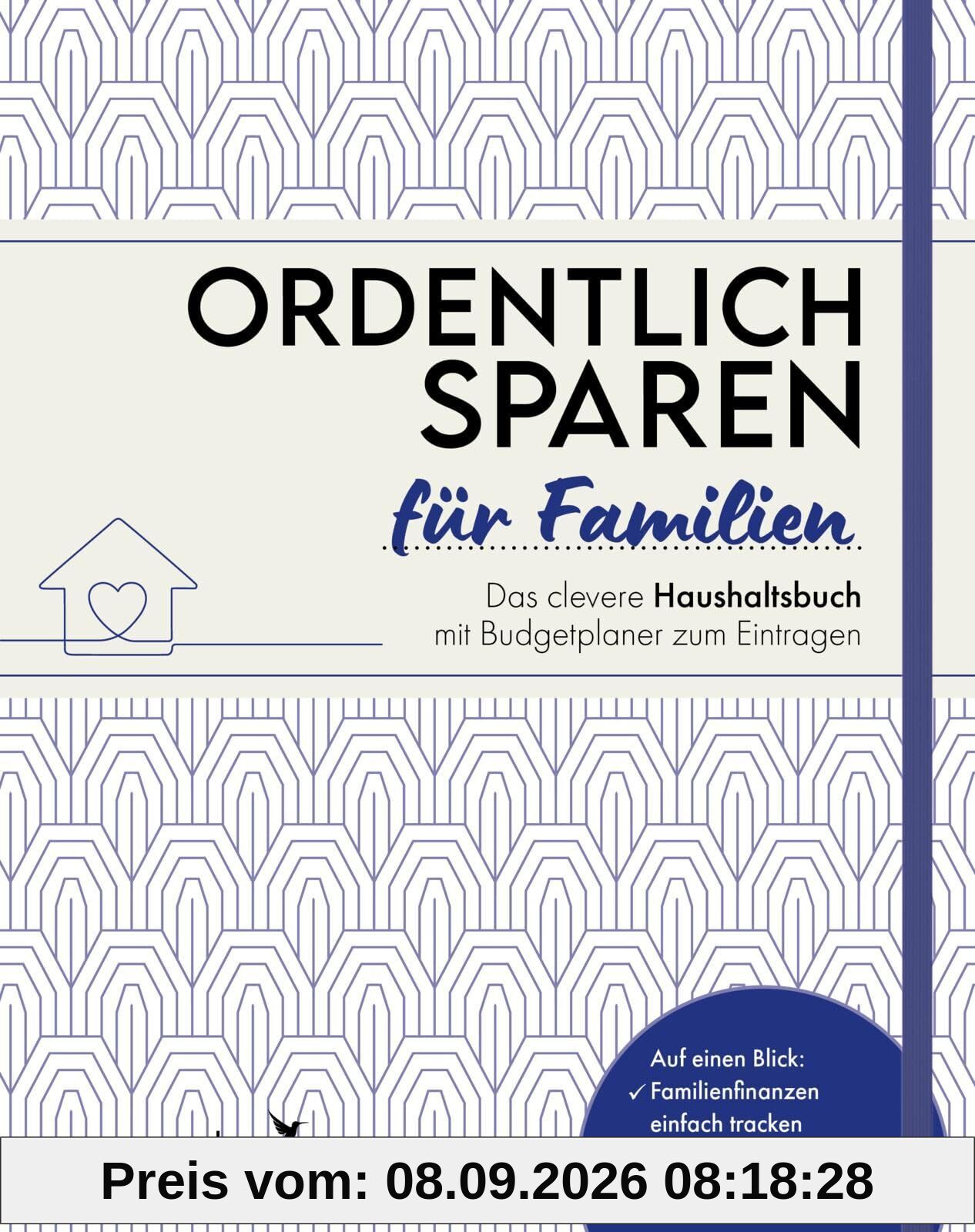 Ordentlich sparen - für Familien
