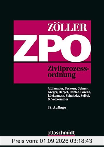 Zivilprozessordnung: Kommentar