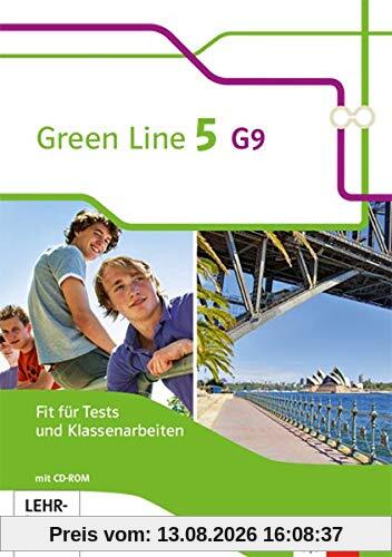 Green Line 5 G9: Fit für Tests und Klassenarbeiten mit Lösungsheft und CD-ROM Klasse 9 (Green Line G9. Ausgabe ab 2015)