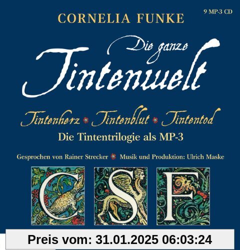 Tintenwelt - mp3-Ausgabe: Tintenherz, Tintenblut, Tintentod