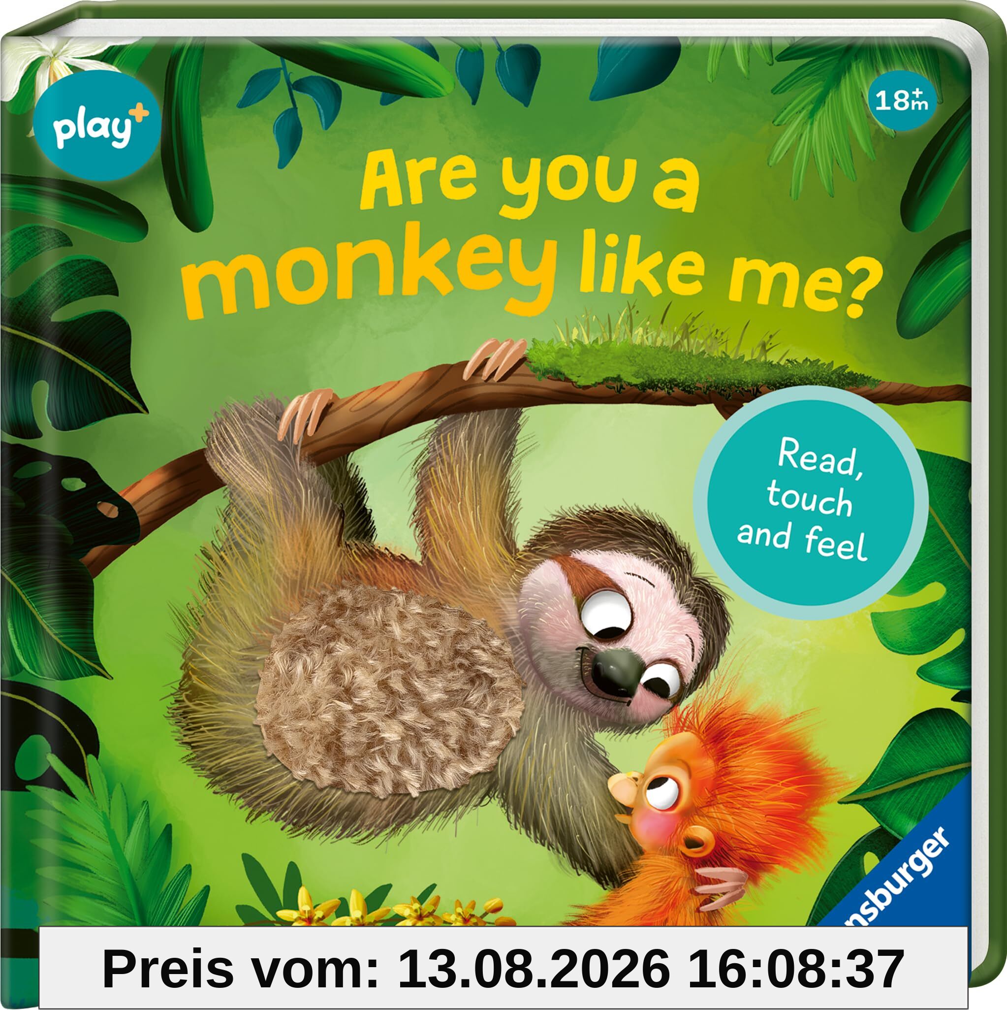 Ravensburger Play+ Are you a monkey like me?, Baby book 18+ months