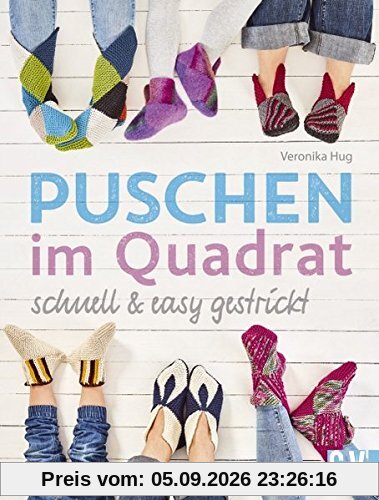 Puschen im Quadrat, schnell & easy gestrickt