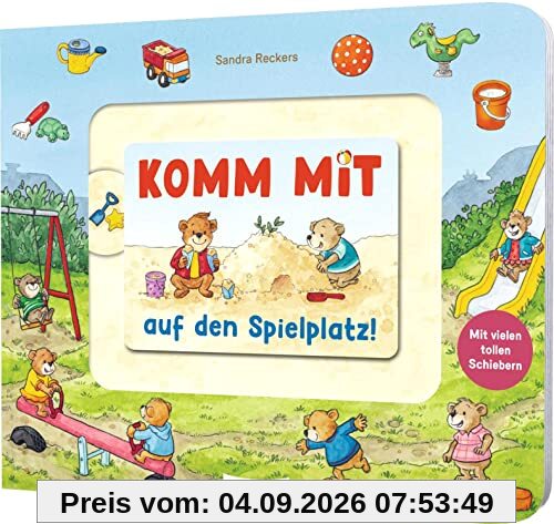 Komm mit: Auf den Spielplatz: Pappebuch mit tollen Schiebe-Elementen
