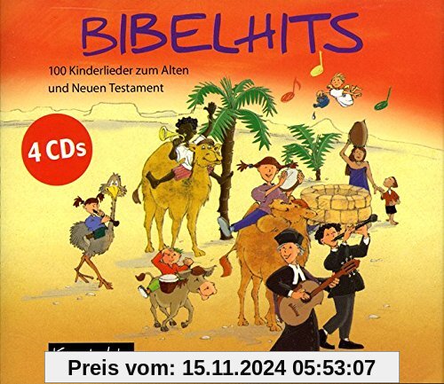 BibelHits: 100 biblische Kinderlieder zum Alten und Neuen Testament (4 CDs)