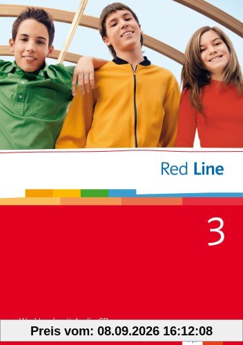 Red Line. Unterrichtswerk für Realschulen: Red Line. Workbook 3. Klasse 7: BD 3