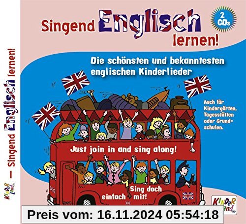 Singend Englisch lernen 2 CDs: Die schönsten und bekanntesten englischen Kinderlieder