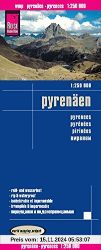 Reise Know-How Landkarte Pyrenäen (1:250.000): world mapping project