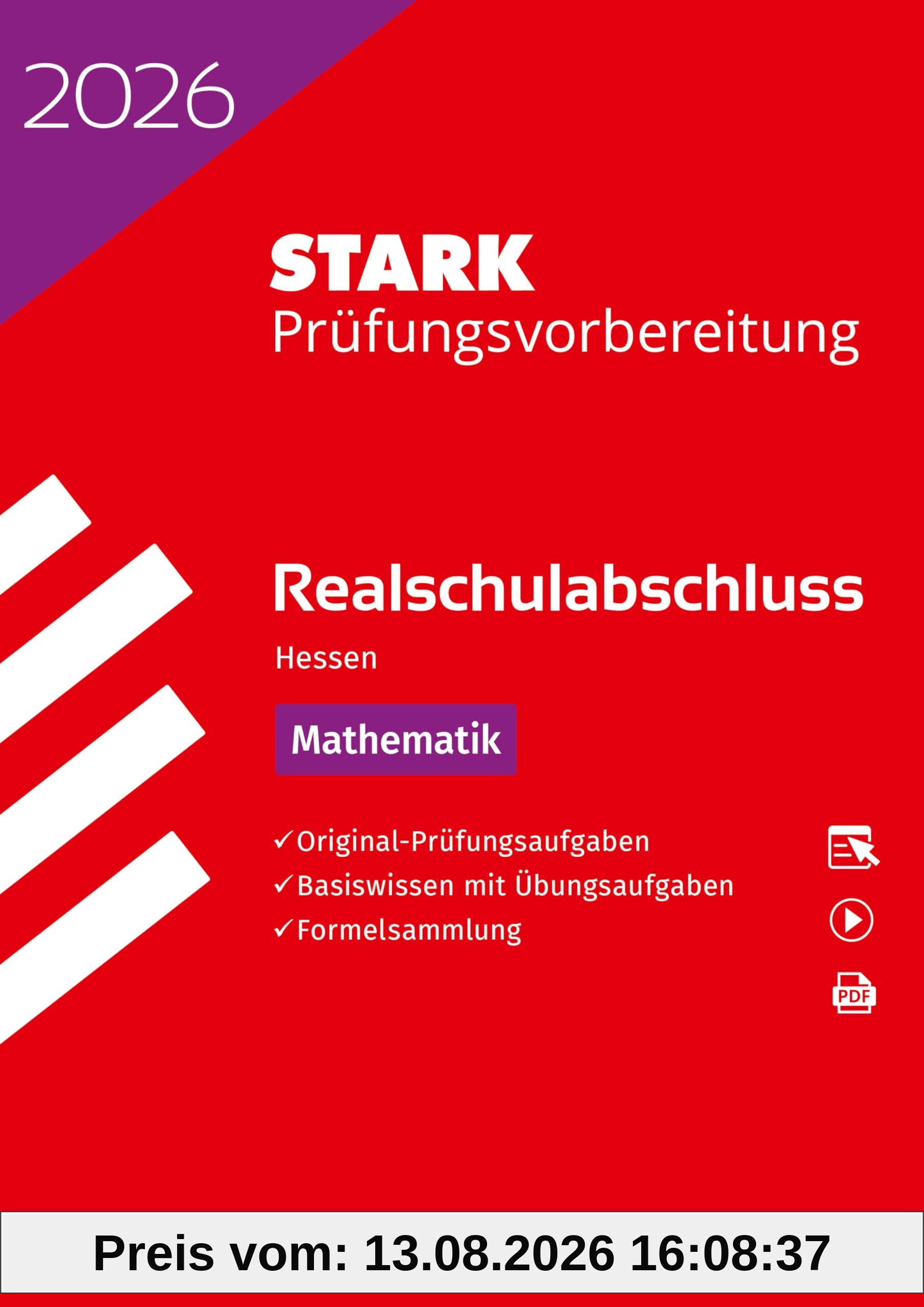 STARK Mathematik - Realschulabschluss 2026 Hessen - Prüfungsvorbereitung (Abschlussprüfungen)