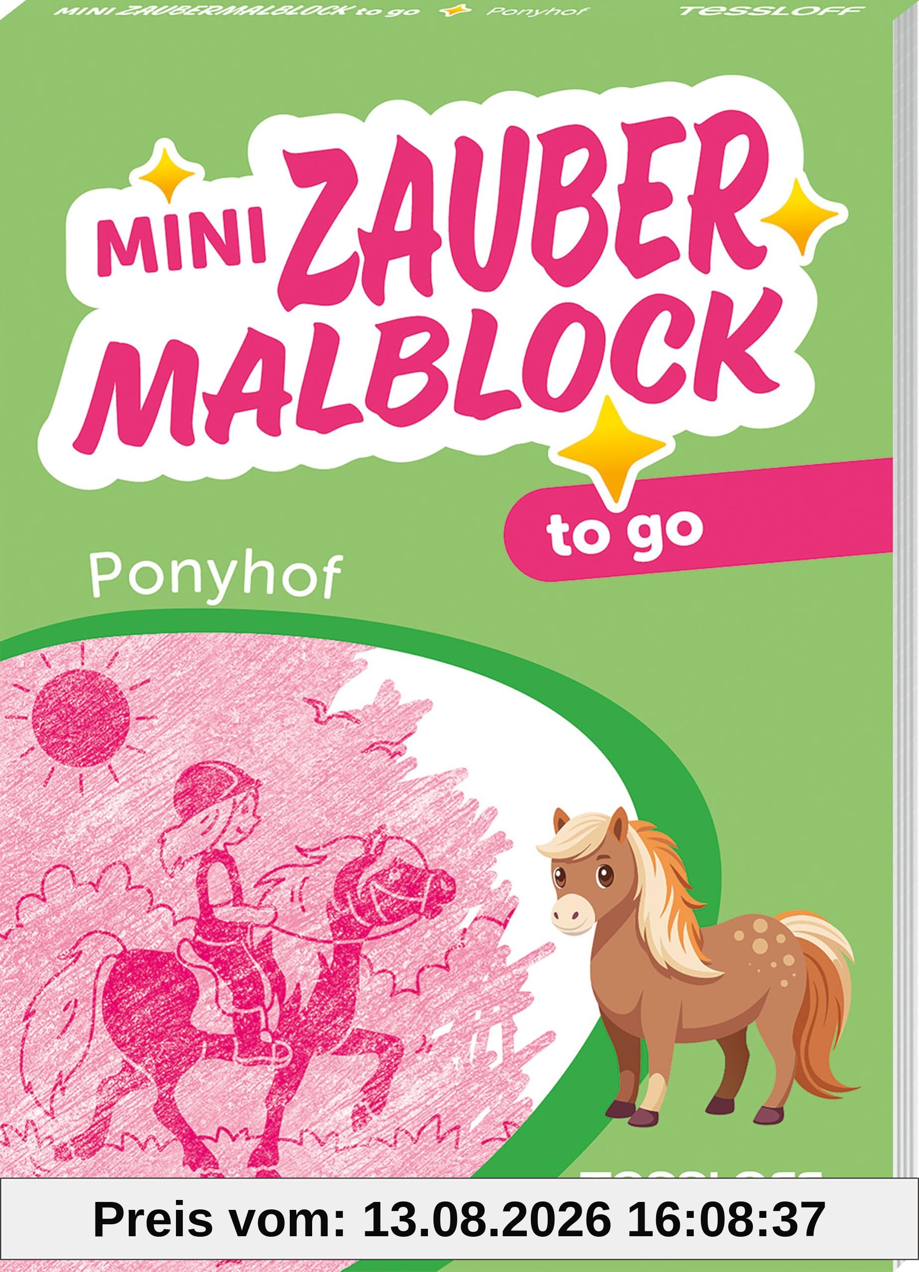 Mini Zaubermalblock to go. Ponyhof: Für Kinder ab 3 Jahren (Malbücher und -blöcke)