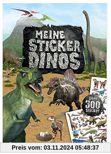 Meine Sticker-Dinos: Mit über 300 Stickern (Mein Stickerbuch)