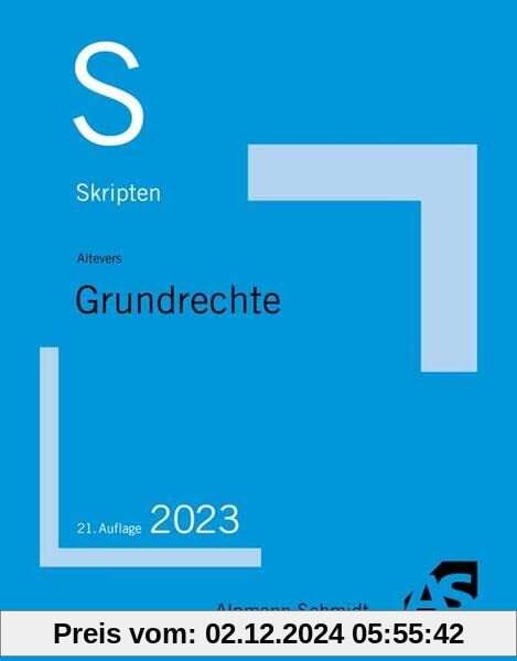 Skript Grundrechte (Skripten Öffentliches Recht)