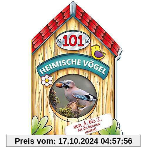 Trötsch Buch in Hausform 101 Heimische Vögel von A bis Z, die du kennen solltest: Kinderbuch Sachbuch Vogelbuch (Erstes 