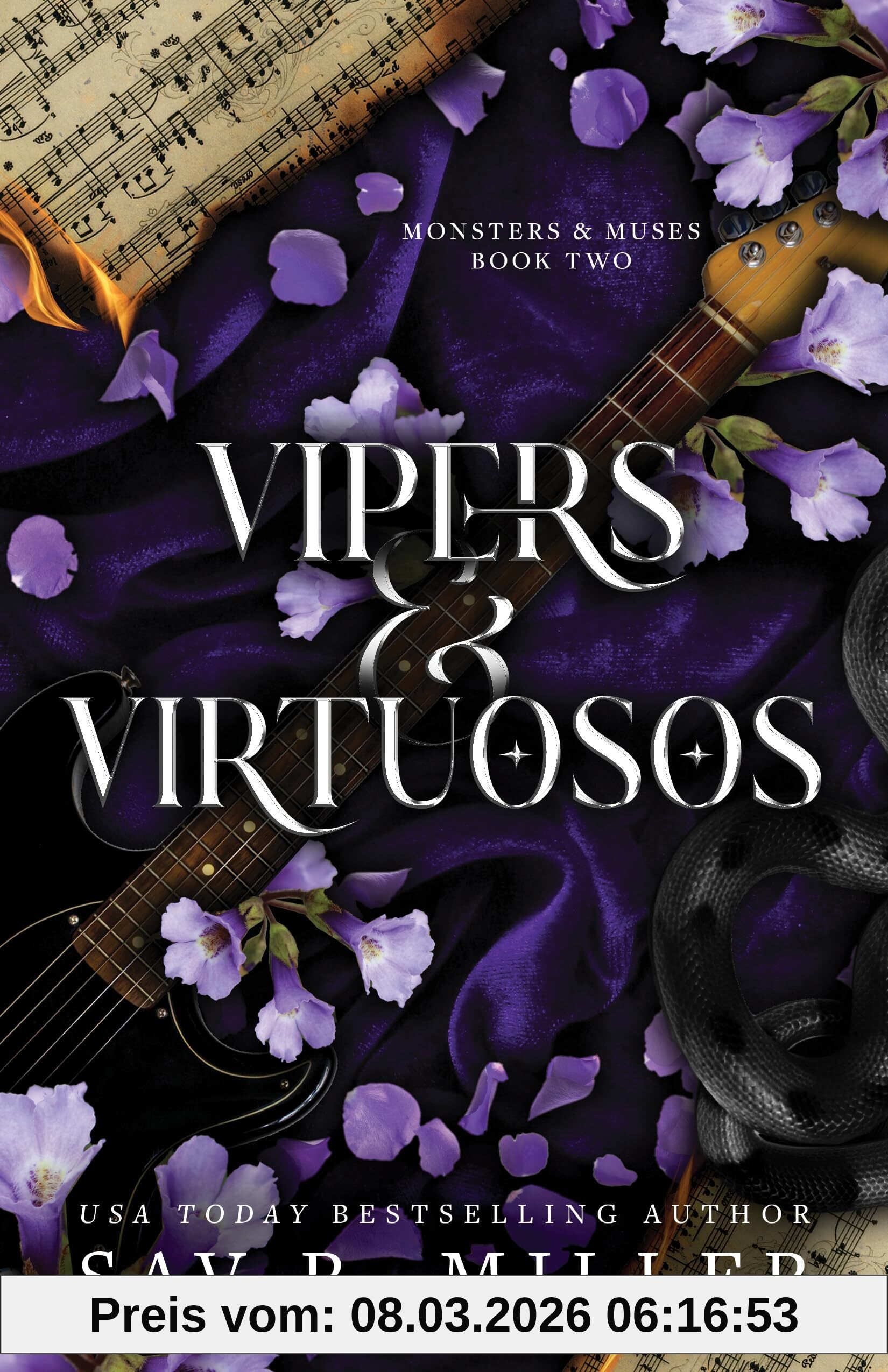 Miller, Sav R. Vipers And Virtuosos, A Dark And Spicy Rockstar Romance Based On Orpheus And Eurydice (Monsters & Muses)