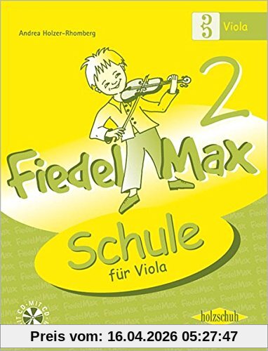 Fiedel-Max für Viola - Schule, m. Audio-CD: 2