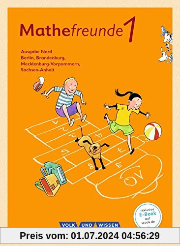 Mathefreunde - Nord - Neubearbeitung 2015: 1. Schuljahr - Schülerbuch mit Kartonbeilagen
