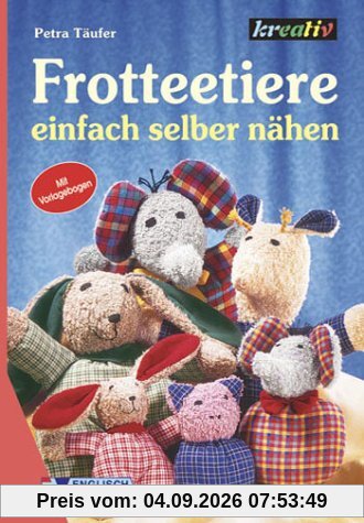 Frotteetiere einfach selber nähen