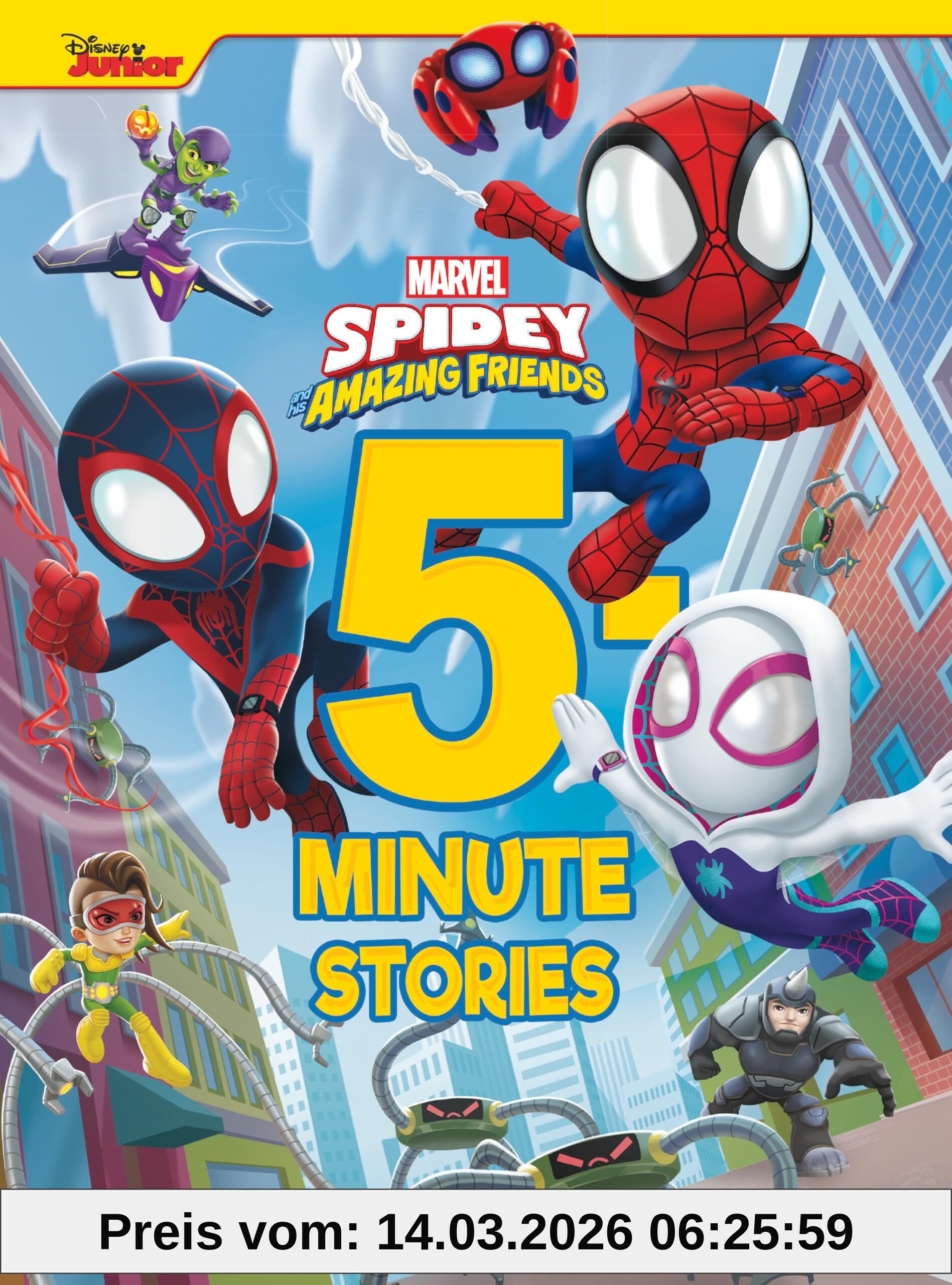 Steve Behling 5-Minute Spidey And His Amazing Friends Stories, 5-Minute Stories