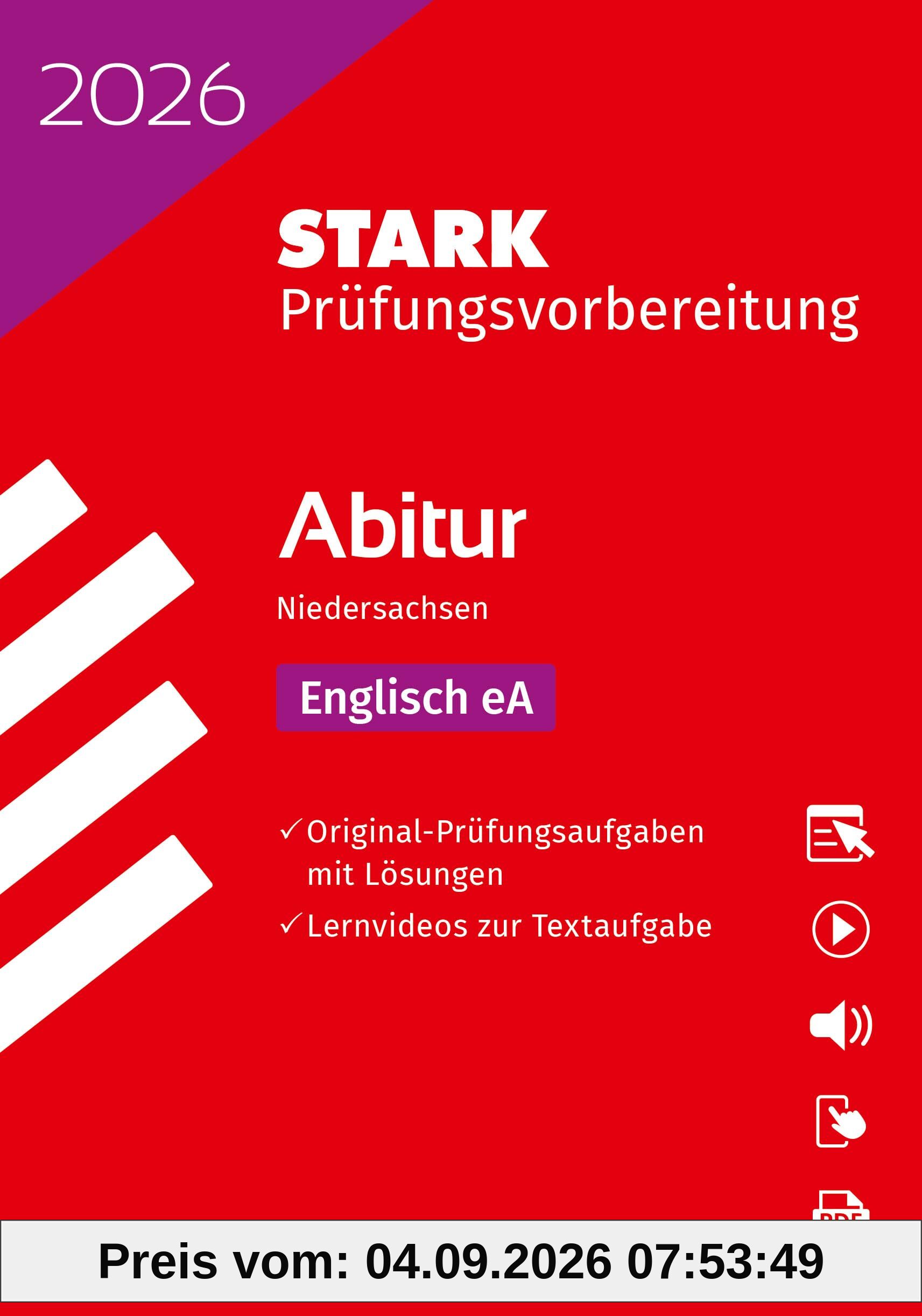 STARK Englisch eA - Abitur 2026 Niedersachsen - Prüfungsvorbereitung (Abitur-Prüfungen)