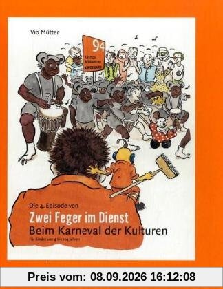 Zwei Feger im Dienst: Beim Karneval der Kulturen