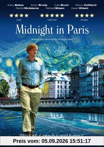 WARNER HOME VIDEO Midnight In Paris [DVD]
