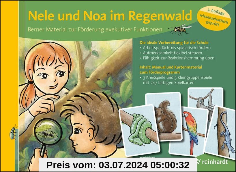 Nele und Noa im Regenwald: Berner Material zur Förderung exekutiver Funktionen - Spielebox inklusive Manual und Online-M