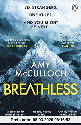 Amy McCulloch Breathless, This Year’s Most Gripping Thriller And Sunday Times Crime Book Of The Month