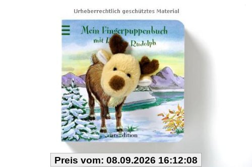Mein Fingerpuppenbuch mit Rentier Rudolph