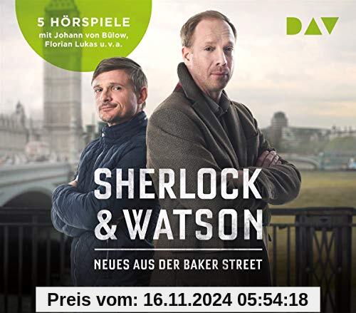 Sherlock & Watson. Neues aus der Baker Street. Die komplette erste Staffel: Hörspiele mit Johann von Bülow, Florian Luka