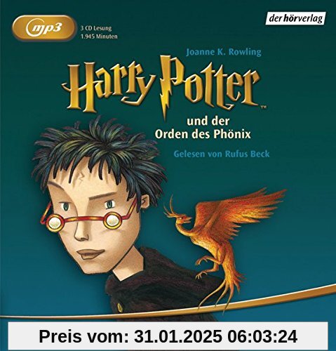 Harry Potter und der Orden des Phönix (Harry Potter, gelesen von Rufus Beck, Band 5)