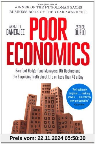 Poor Economics: Barefoot Hedge-fund Managers, DIY Doctors and the Surprising Truth about Life on less than $1 a Day