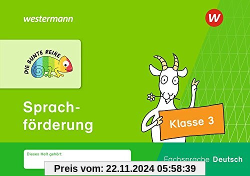 DIE BUNTE REIHE - Deutsch: Sprachförderung Klasse 3