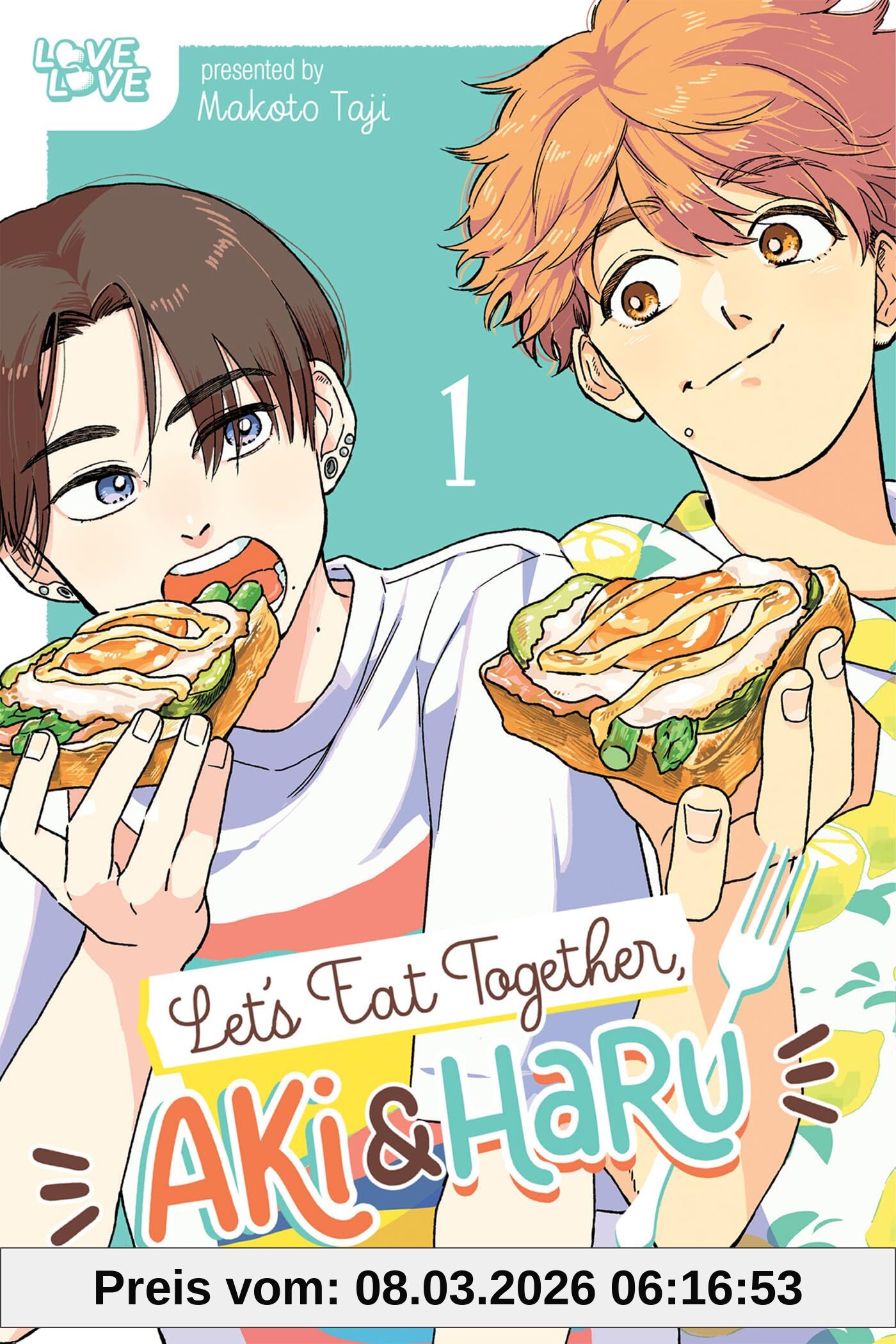 Makoto Taji Let's Eat Together, Aki And Haru, Volume 1 (Let's Eat Together, Aki And Haru, 1)