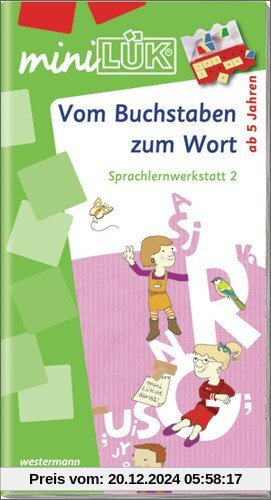 miniLÜK: Vom Buchstaben zum Wort: Sprachlernwerkstatt 2 für Kinder ab 5 Jahren